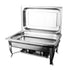 Thunder Group SLRCF005 Foldable Frame Chafer (2 Clip Holder Included), 8 Qt.