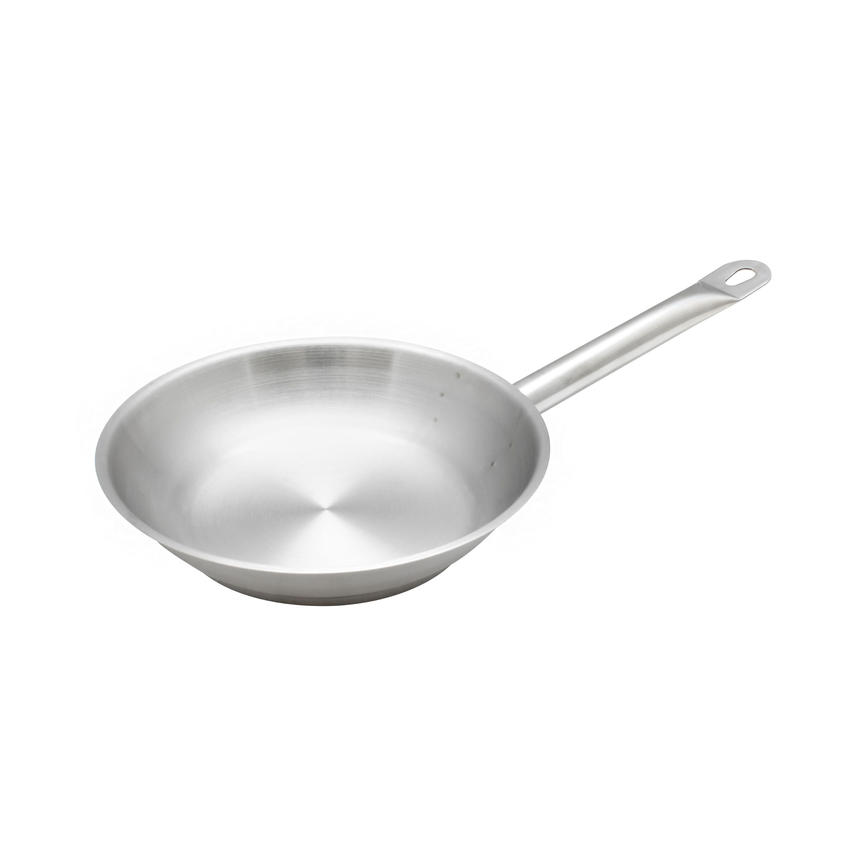 Thunder Group Stainless Steel Welded Hollow Handle Fry Pan