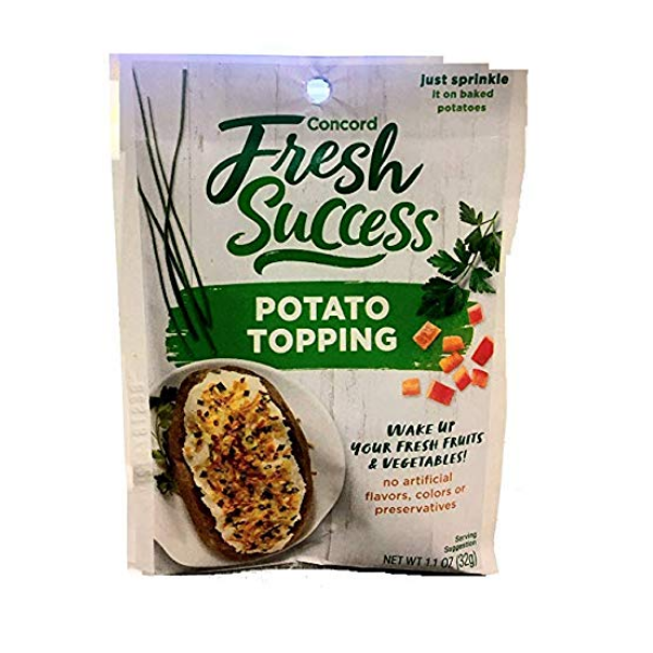 Concord Farms Potato Topping, 1.1oz Packet (VALUE Pack of 12 Pouches)