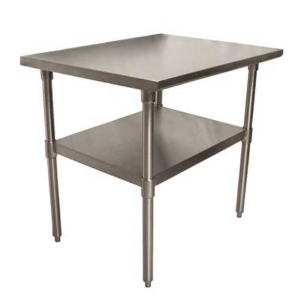 BK Resources (CTT-3630) 16 GA. T-304 36 X 30 Table Galvanized Base