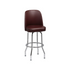 Royal Industries (ROY 7721 BRN) Bucket Seat, Single Ring Chrome Frame, 2 KD