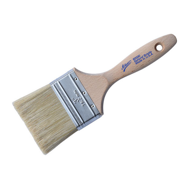 Ateco Flat White Boar Bristle Pastry Brush