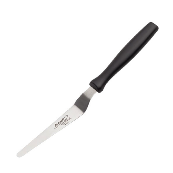 Ateco 1317 4 3/4" Pointed Offset Spatula-Plastic Handle