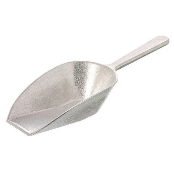 Update International (ASFB-250) 7 Oz Aluminum Flat Bottom Scoop