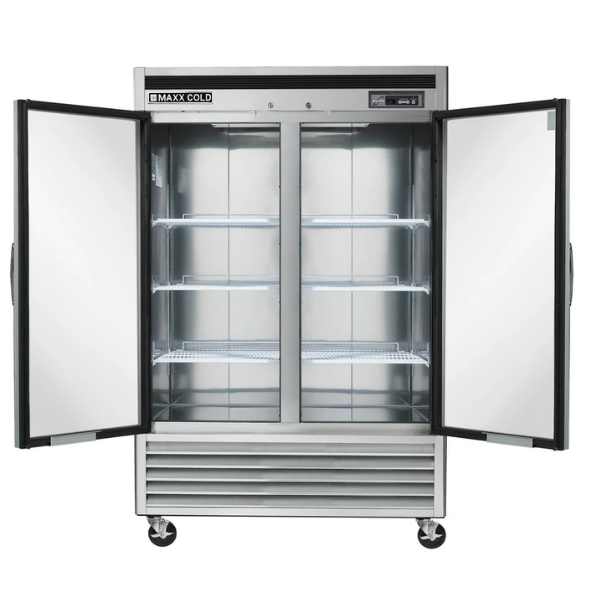 Maxx Cold MCR-49FDHC Reach-In Refrigerator, Double Door, Bottom Mount