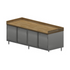 BK Resources (CMBT-3696H) 36" X 96" Hard Maple Bakers Top Chef Table