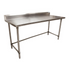 BK Resources (SVTR5OB-7230) 72" X 30" T-430 18 GA Table Stainless Steel 5" Riser Open Base