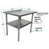 BK Resources (CTT-3030) 16 GA. T-304 30 X 30 Table Galvanized Base