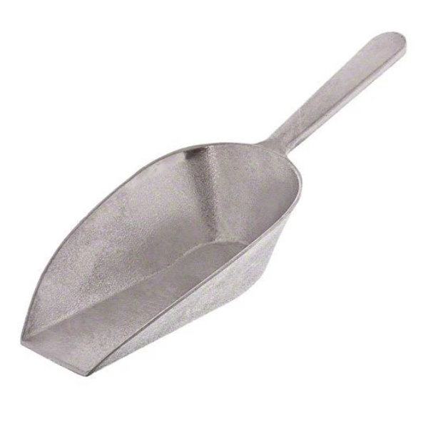 Update International (ASFB-310) 16 Oz Aluminum Flat Bottom Scoop