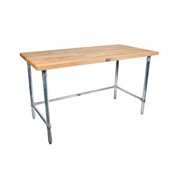 BK Resources (MFTGOB-9636) Hard Maple Flat Top Table 96 X 36 X 1-3/4 Oil Finish