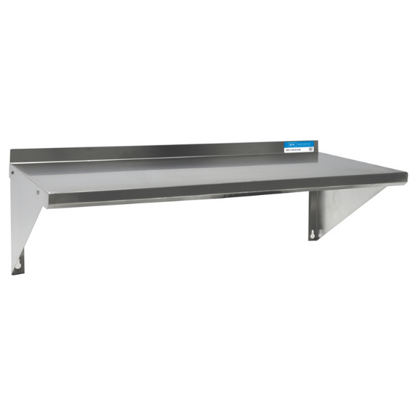 BK Resources (BKWS6-1472) 16 GA T-304 Wall Shelf 14" X 72"