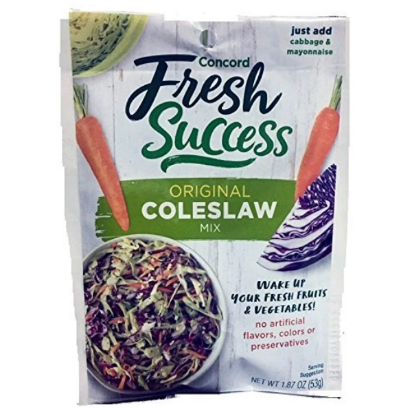 Concord foods Coleslaw Mix, 2.5 OZ Pouch