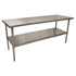 BK Resources (SVT-7224) 72" X 24" T-430 18 GA Stainless Steel Table Top and Base