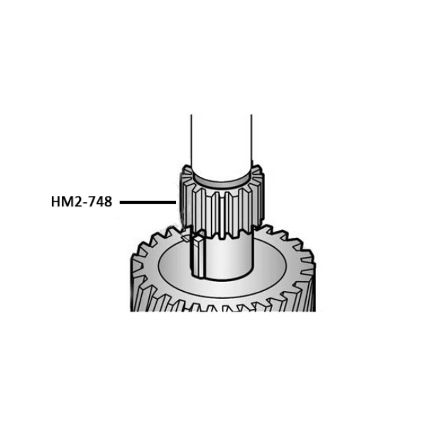 Hobart (HM2-748) 124748 Steel Gear (15T) For Hobart A200 Mixers