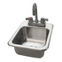 BK Resources (DDI-0909524-P-G) 1 Compartment Drop-In Sink Bowl 20 GA T-304