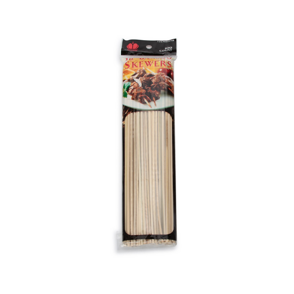 Royal Industries (BAM 10) 10" Bamboo Skewers - 100/Pack