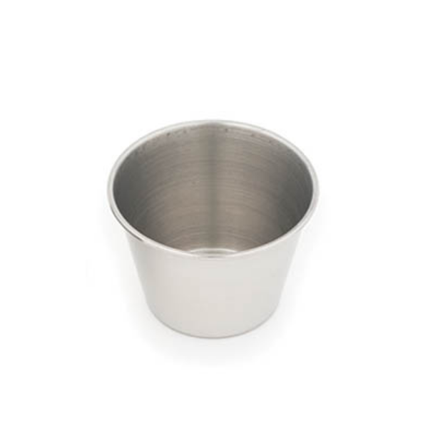 Royal Industries (ROY SC 25) 2.5 oz. Stainless Steel Sauce Cup - 12/Pack