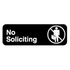 Royal Industries (ROY 394527) No Soliciting, 3" x 9" Sign