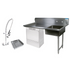 BK Resources (BKUCDT-60-R-SS-P3-G) 18 GA.SS 60" Right Side Undercounter Dishtable Kit