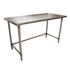 BK Resources (CTTOB-6036) 16 GA. T-304 60 X 36 Table Galvanized Open Base