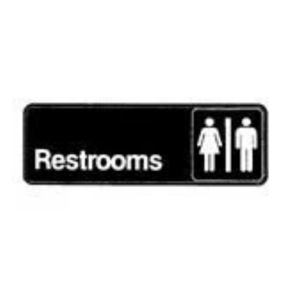 Restrooms Signs