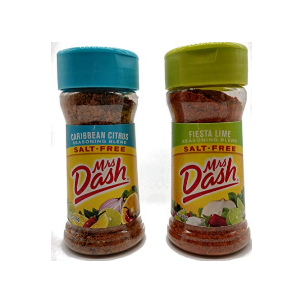 Mrs. Dash Caribbean Citrus and Fiesta Lime Bundle (2.4 oz, 1 of each flavor)