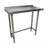 BK Resources (SVTROB-1836) 18" X 36" T-430 18 GA Table Stainless Steel 1.5" Riser Open Base