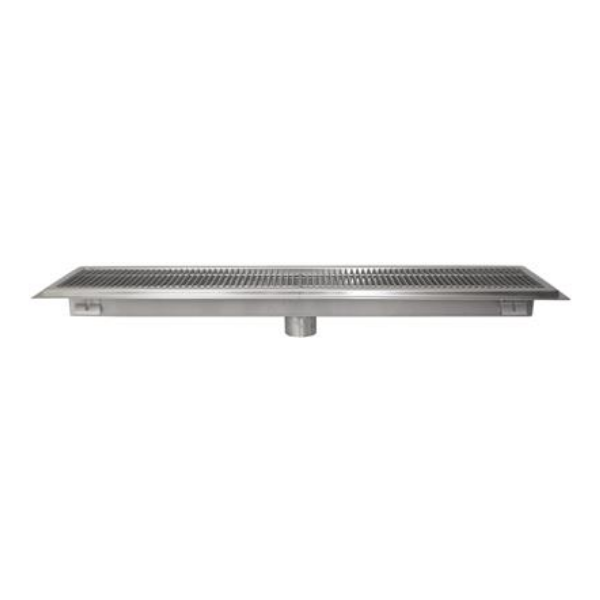 BK Resources (FTRS-1860) 18 X 60 Floor Trough Stainless Steel Grate