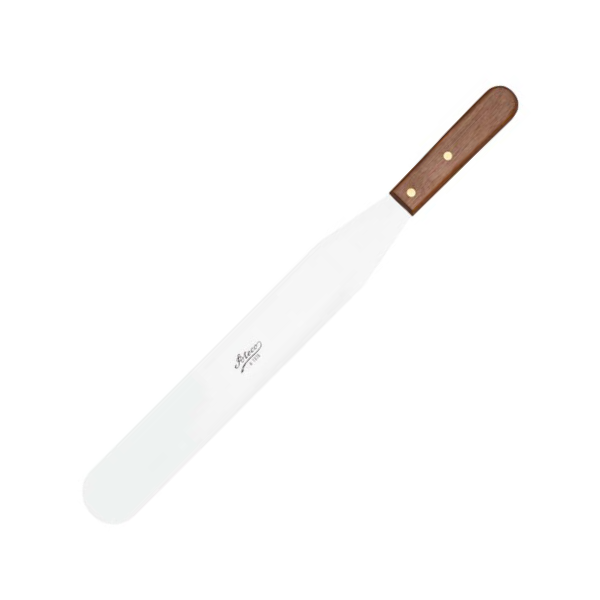 Ateco 1376 14" Straight Spatula with Wood Handle