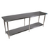 BK Resources (CVT-8430) 16 GA. T-304 84 X 30 Table 18 GA Stainless Steel Base