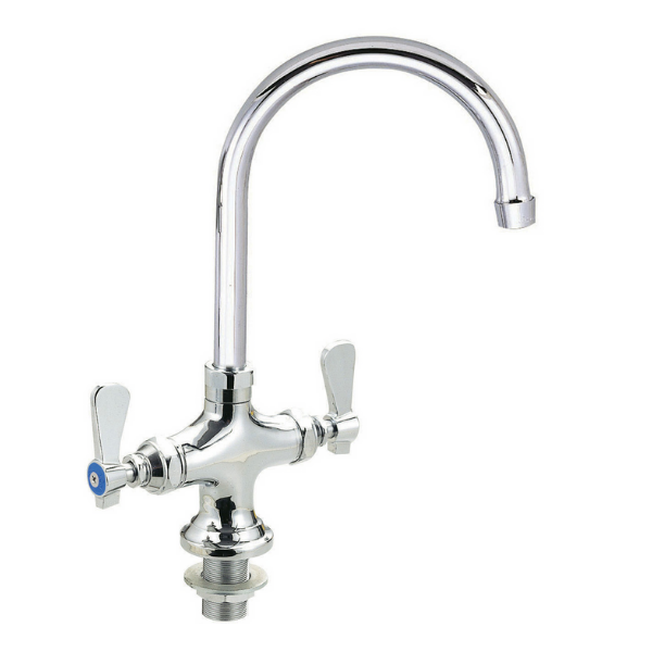 BK Resources (BKF-DPF-5G-G) Dual Valve DM Pantry Faucet With 5" Gooseneck Spout