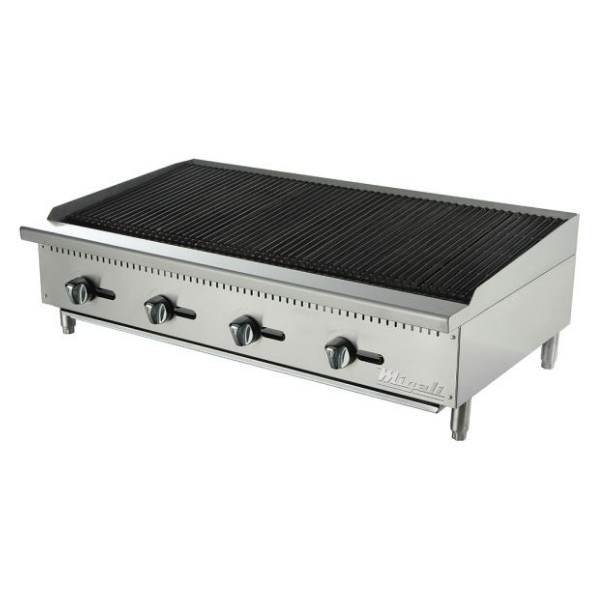 Migali-C-CR48 - 48″ Wide Char-Rock Broiler - 140,000 BTU