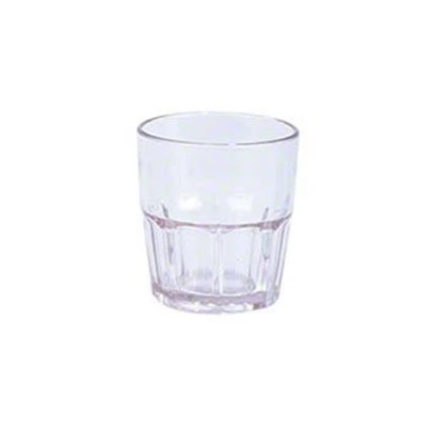 12 Oz. Acrylic Tumblers Rocks Glass Set of 8, Clear Break-resistant Dishwasher Safe