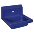 BK Resources (APHS-W1410-1B) Ion 1 Hole SM Blue Antimicrobial Handsink