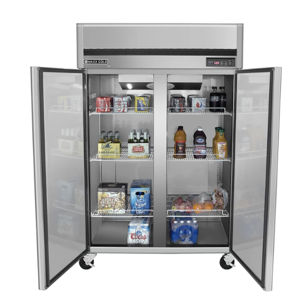 Maxx Cold MCRT-49FDHC Reach-In Refrigerator, Double Door, Top Mount