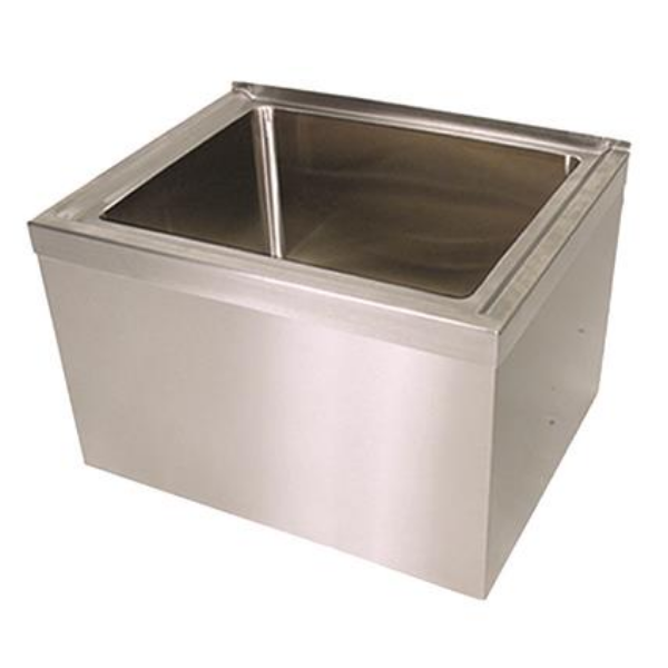 BK Resources (BKMS-2424-12) Stainless Steel Mop Sink 24X24X12