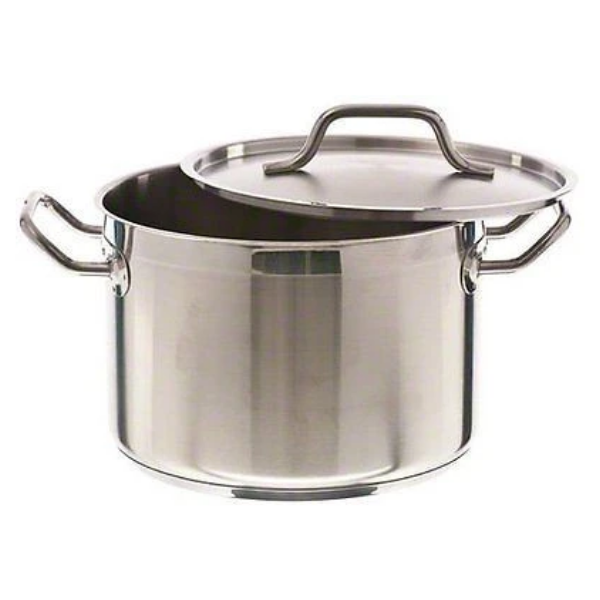 Update International (SPS-8) 8 Qt Induction Ready Stainless Steel Stock Pot