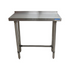 BK Resources (SVTROB-1836) 18" X 36" T-430 18 GA Table Stainless Steel 1.5" Riser Open Base