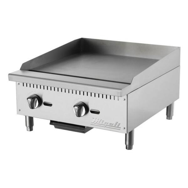 Migali-C-G24 - 24″ Wide Manual Griddle - 60,000 BTU