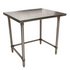 BK Resources (VTTOB-3624) 36" X 24" T-430 18 GA Stainless Steel Table Top Open Base