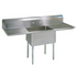 BK Resources 1 Compartment Sink 18 X 18 X 12D 2-18" DB