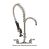 BK Resources (BKF-VSMPR-MINI) Mini Pre-Rinse Value Splash Mount