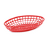 Royal Industries (DIN OVB1005) Dinesol Plastic Oval Table Baskets, Red - 36/Case