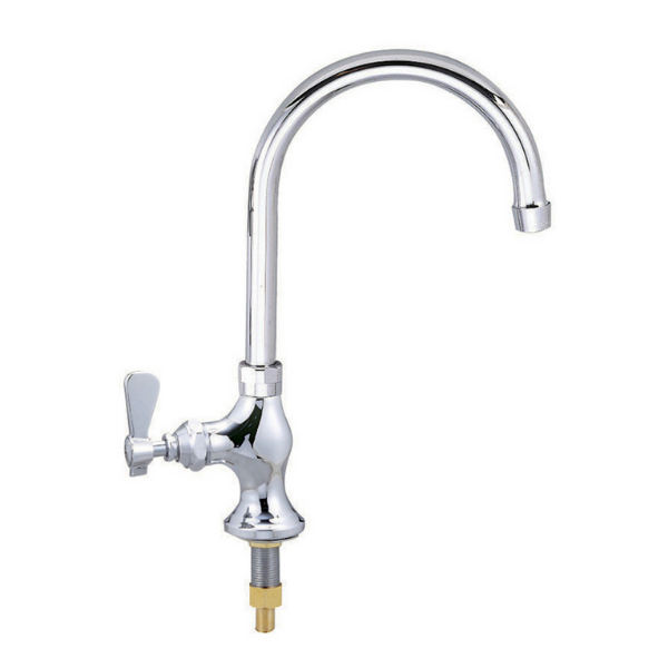 BK Resources (BKF-WPF-8G-G) Standard Duty DM Single Valve Pantry Faucet 8" Gooseneck Spout