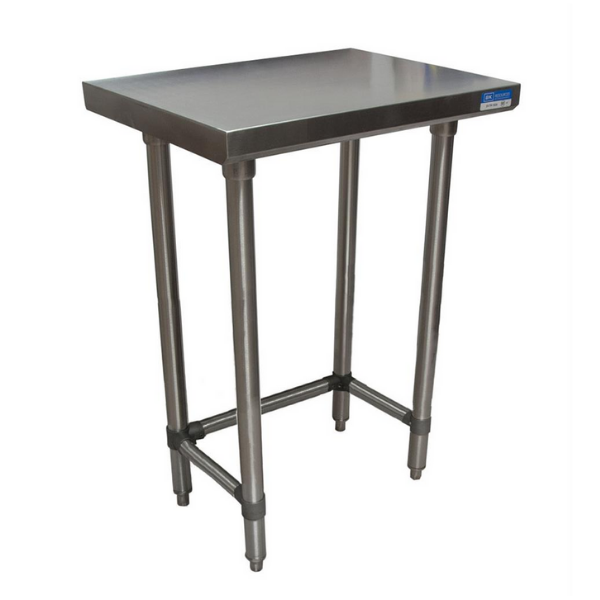 BK Resources (VTTOB-1830) 18" X 30" T-430 18 GA Stainless Steel Table Top Open Base