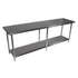 BK Resources (CTT-9636) 16 GA. T-304 96 X 36 Table Galvanized Base