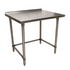 BK Resources (SVTROB-3030) 30" X 30" T-430 18 GA Table Stainless Steel 1.5" Riser Open Base