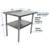 BK Resources (SVT-3624) 36" X 24" T-430 18 GA Stainless Steel Table Top and Base