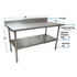 BK Resources (CTTR5-6030) 16 GA. T-304 5" Riser 60 X 30 Table Galvanized Base