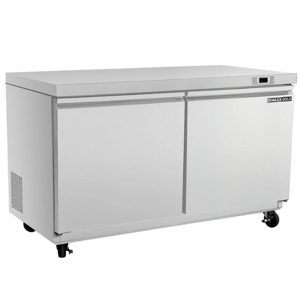 Maxx Cold MXSF48UHC Undercounter Freezer, Double Door